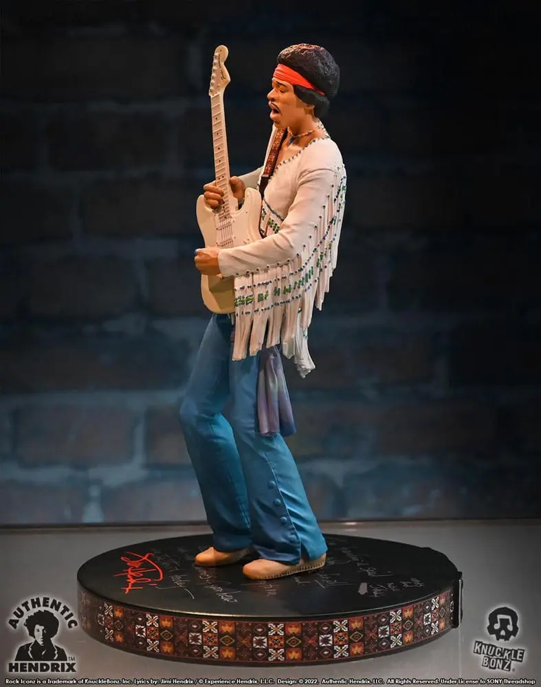 Jimi Hendrix Rock Iconz szobor figura Jimi Hendrix III 22 cm termékfotó