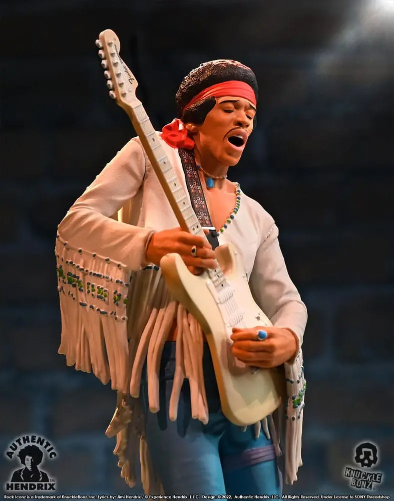 Jimi Hendrix Rock Iconz szobor figura Jimi Hendrix III 22 cm termékfotó