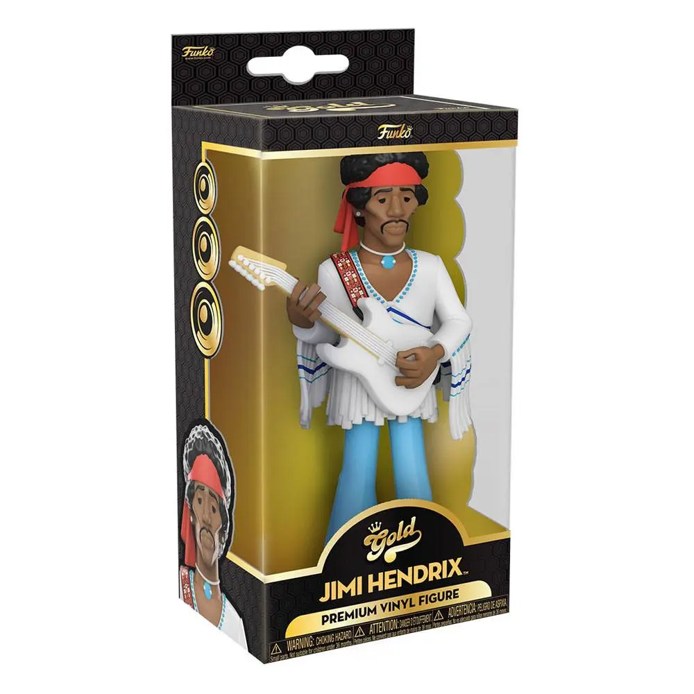 Jimi Hendrix Vinyl Gold figura 13 cm termékfotó