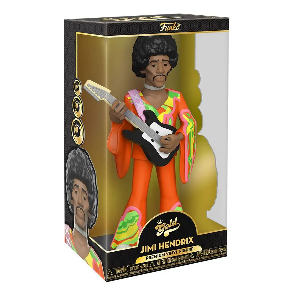 Jimi Hendrix Vinyl Gold figura 30 cm termékfotó