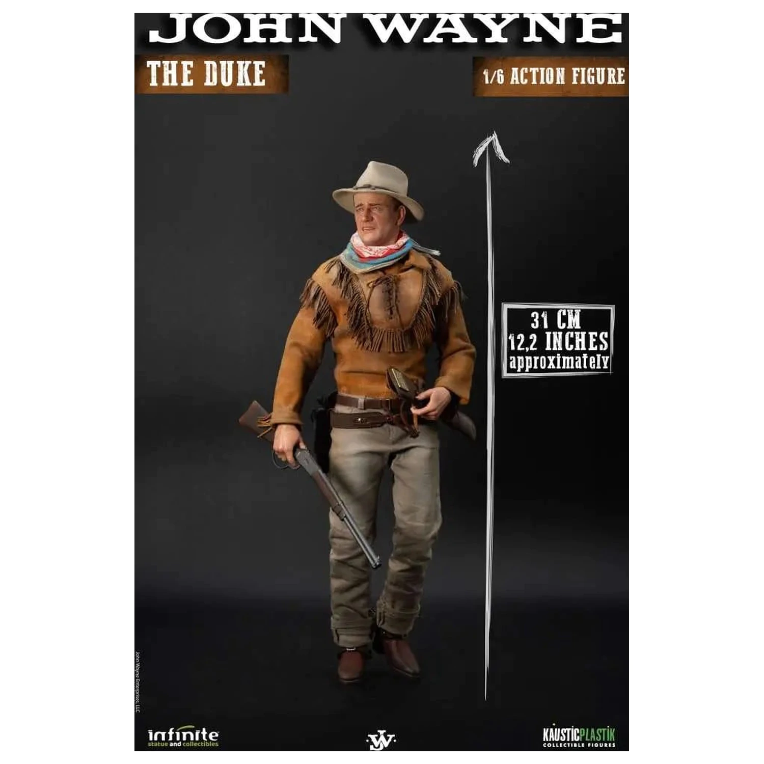 JOHN WAYNE The Duke figura 1/6 Standard Version 31cm termékfotó