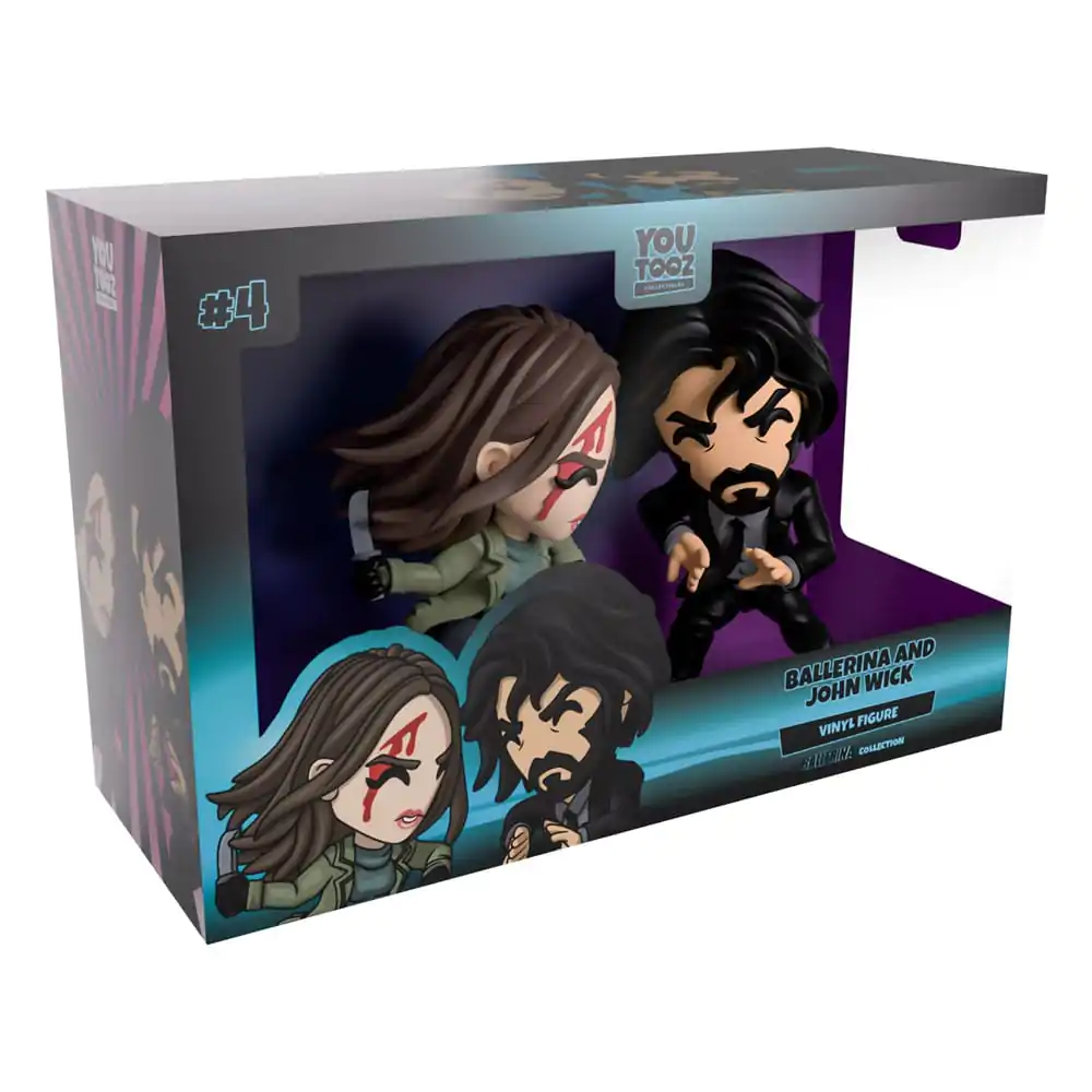John Wick: Ballerina 2 db-os Vinyl figura csomag Ballerina &amp; John Wick 11 cm termékfotó