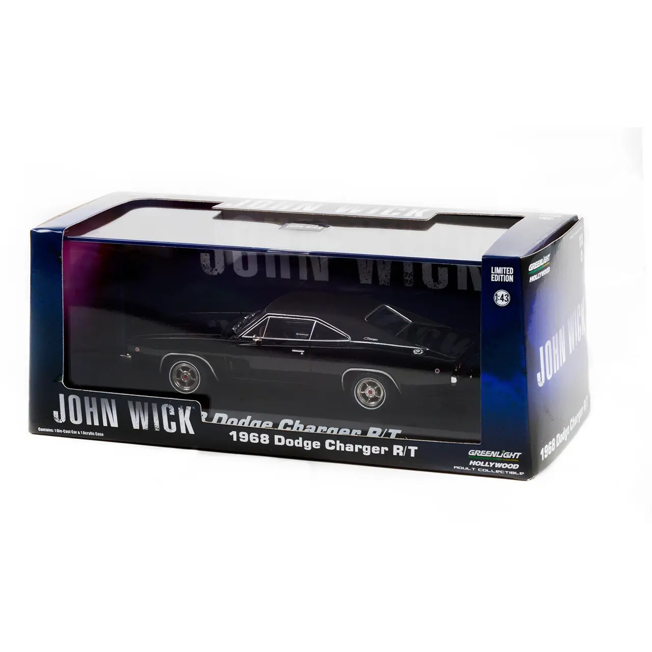 John Wick Diecast Model 1/43 1968 Dodge Charger R/T termékfotó