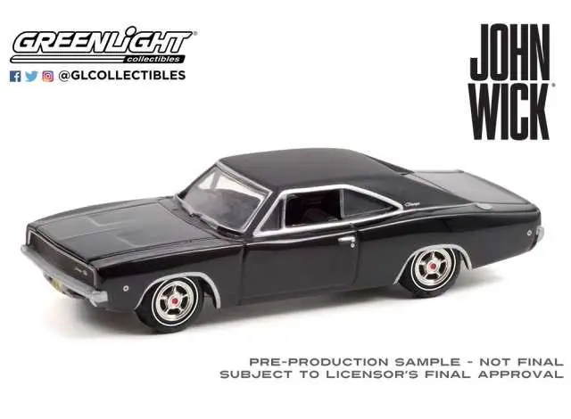 John Wick Diecast Model 1/64 1968 Dodge Charger R/T termékfotó