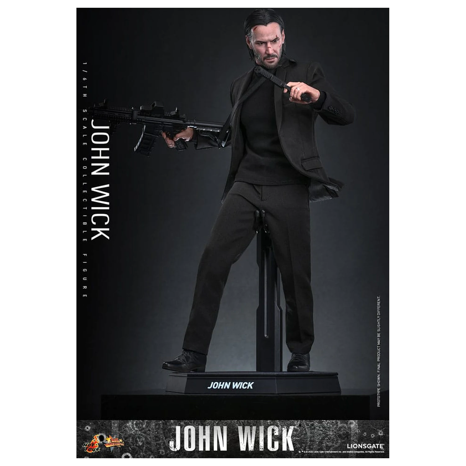 John Wick Movie Masterpiece akciófigura 1/6 John Wick 31 cm termékfotó