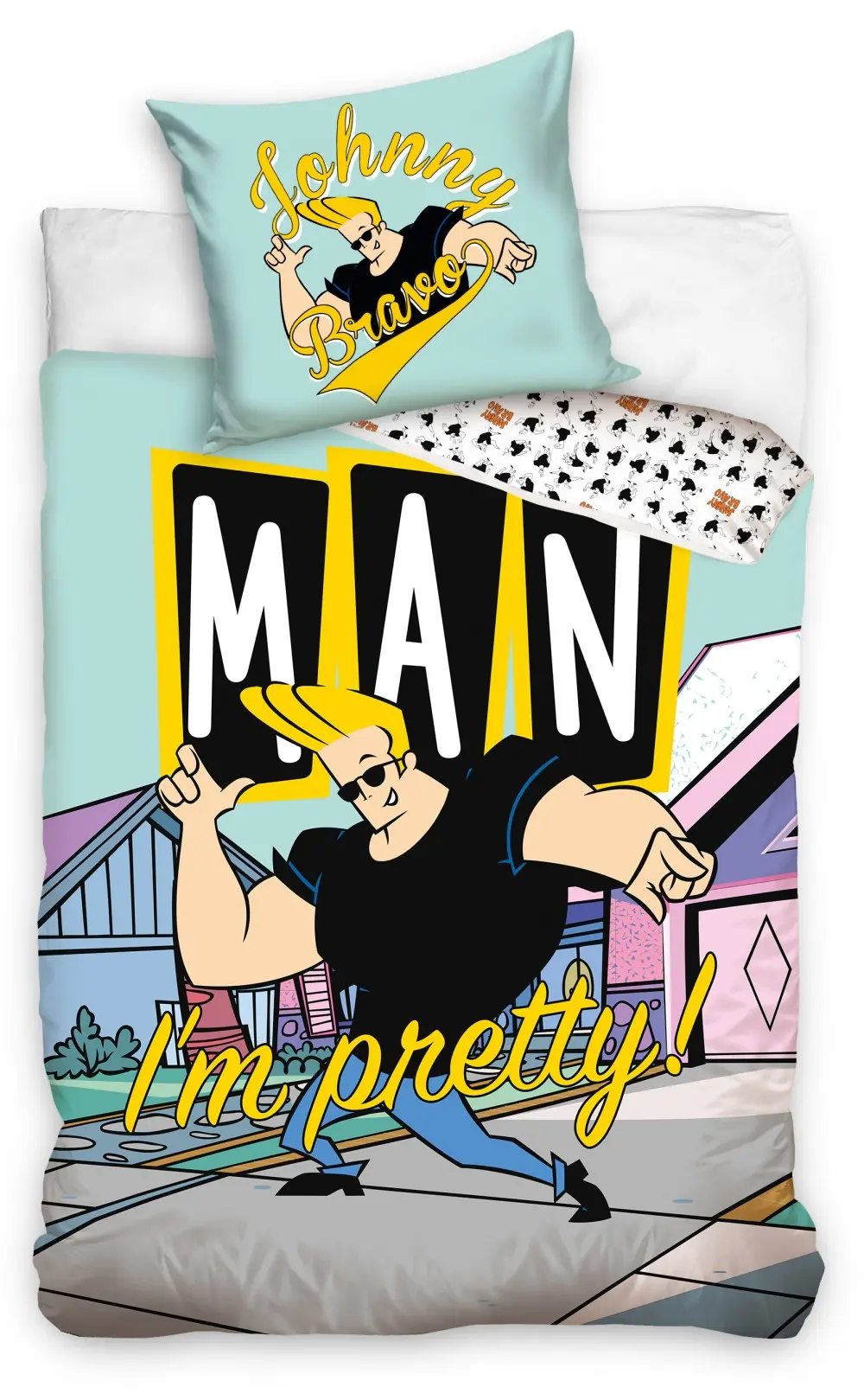 Johnny Bravo ágyneműhuzat 140×200cm, 70×90 cm termékfotó