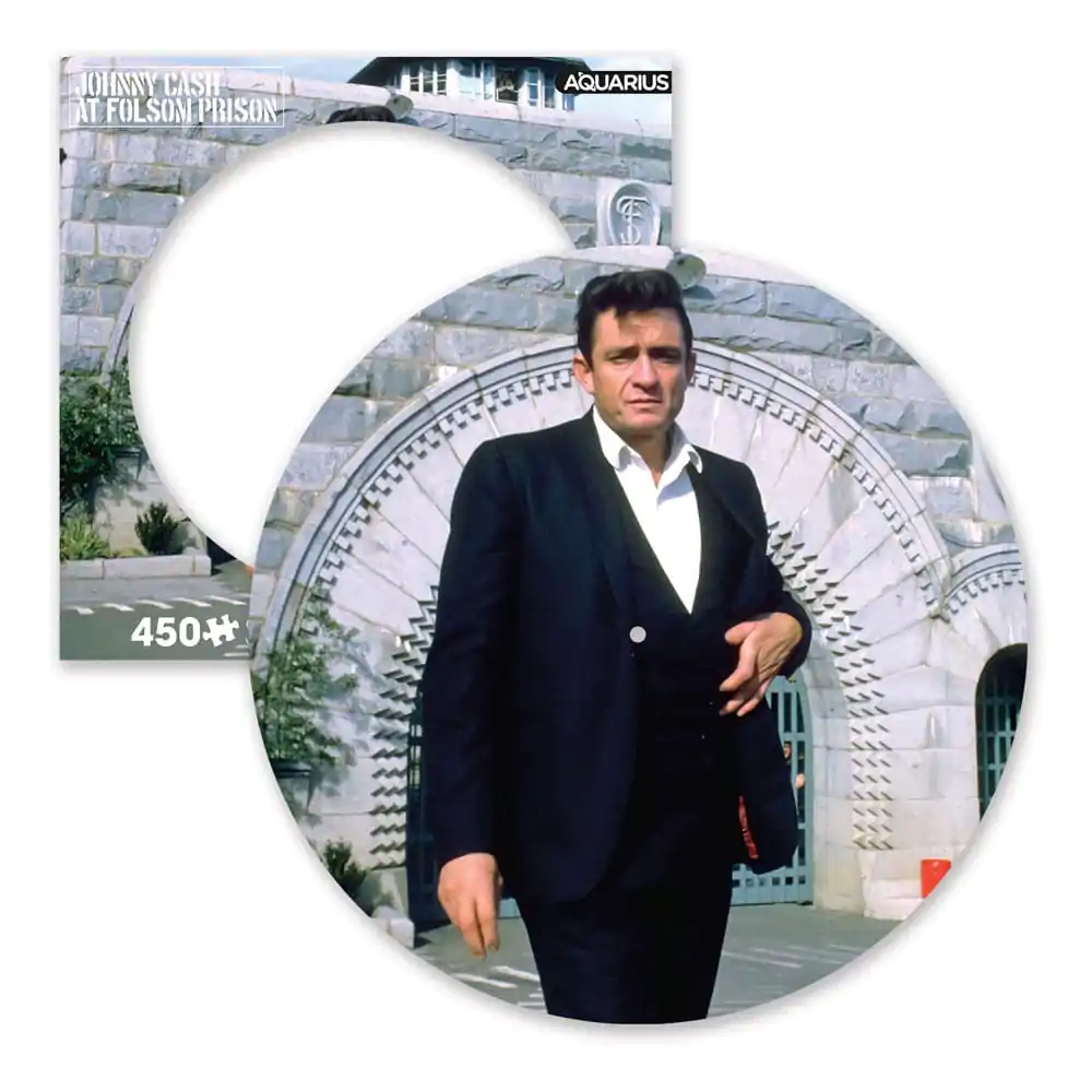 Johnny Cash: Folsom Prison Picture Disc Puzzle (450 Teile) termékfotó