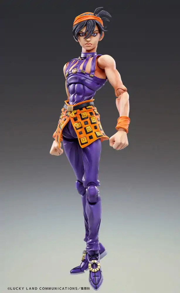 JoJo&#039;s Bizarre Adventure Part 5: Golden Wind Chozokado Narancia Ghirga &amp; As akciófigura 15 cm termékfotó