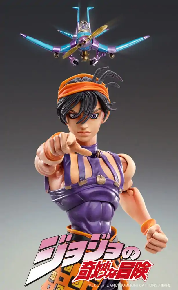 JoJo&#039;s Bizarre Adventure Part 5: Golden Wind Chozokado Narancia Ghirga &amp; As akciófigura 15 cm termékfotó
