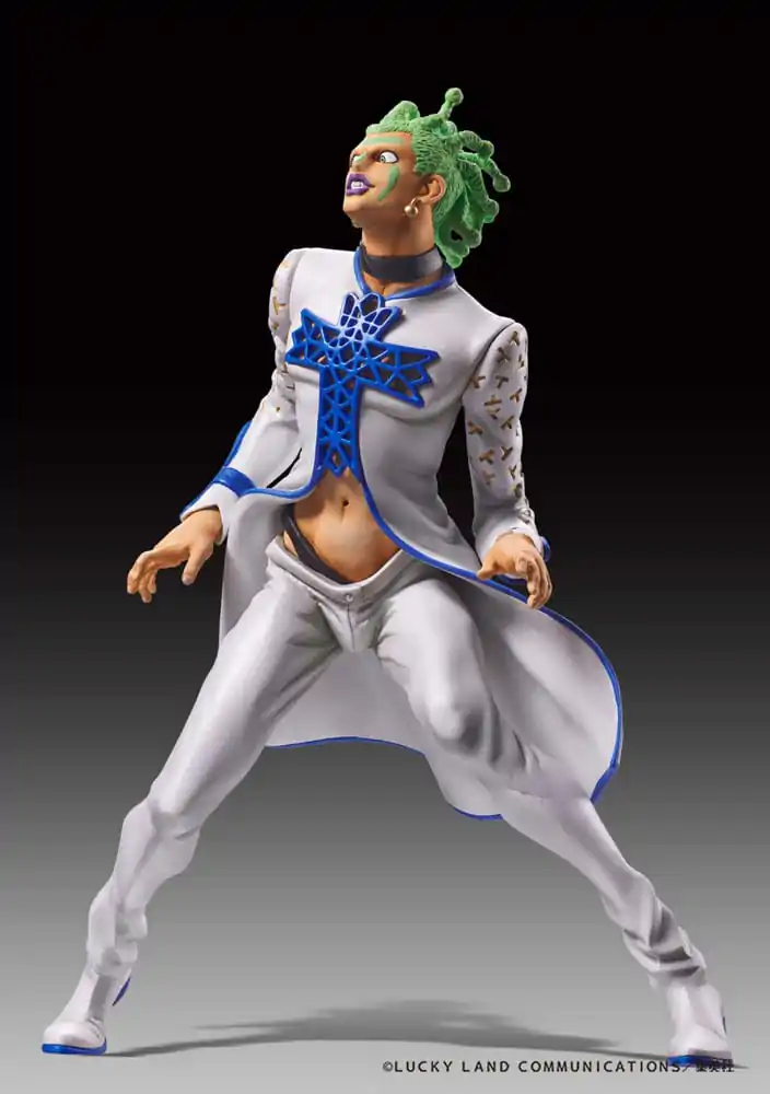 JoJo's Bizarre Adventure Part 5 Golden Wind Statue Legend Cioccolata PVC szobor figura 17 cm termékfotó