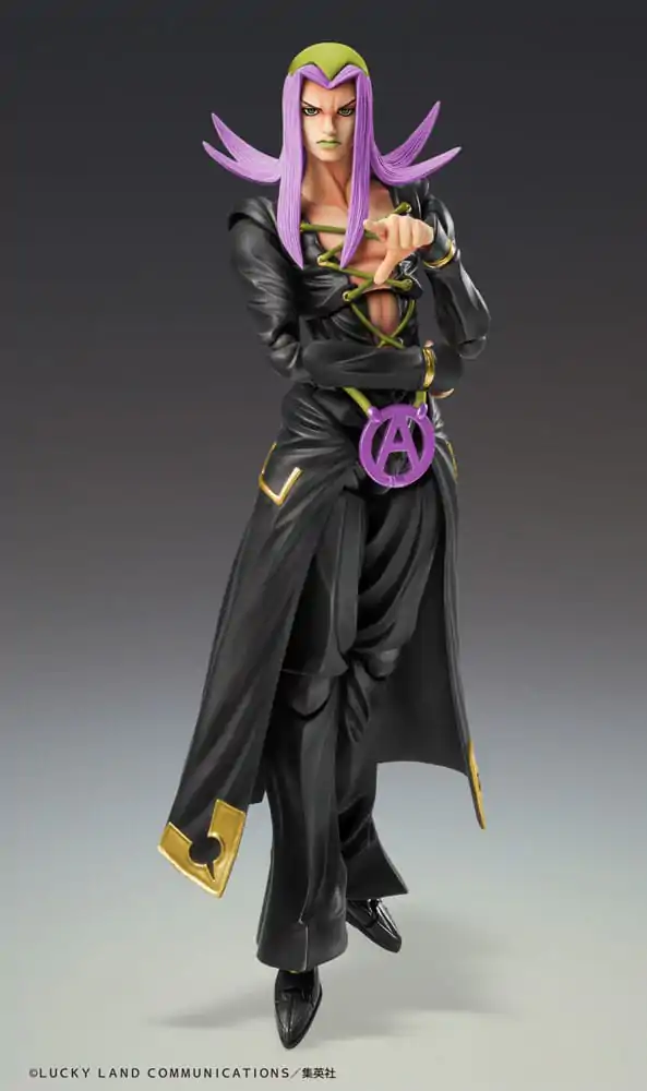 JoJo&#039;s Bizarre Adventure Part 5 Super Action akciófigura Chozokado Leone Abbacchio Black Ver. 16 cm termékfotó