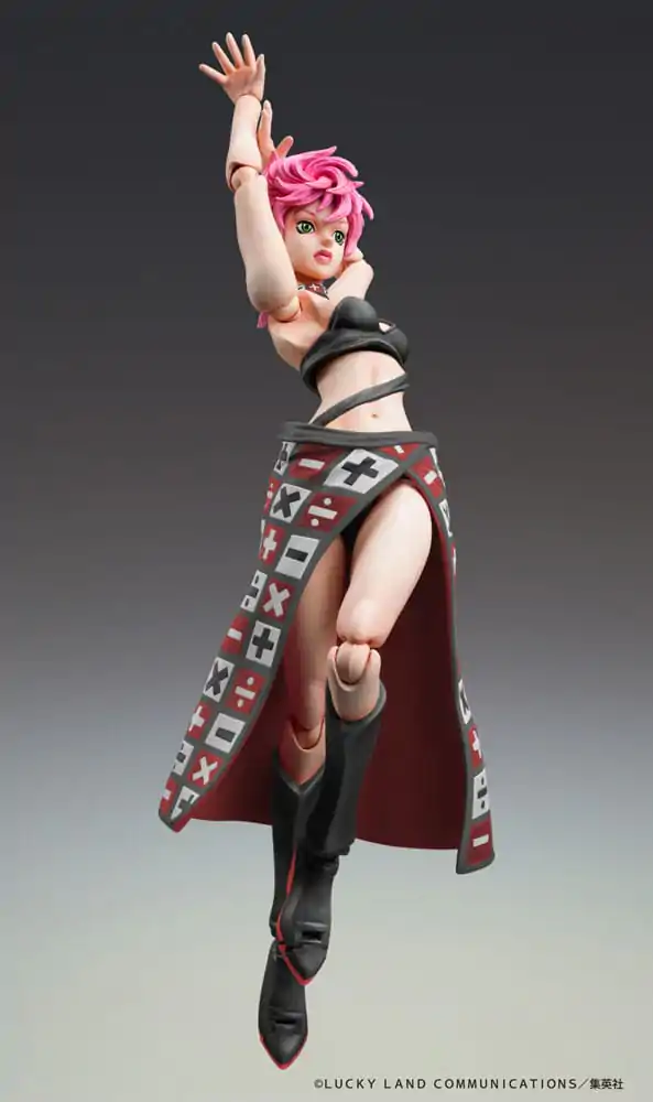 JoJo&#039;s Bizarre Adventure Part 5 Super Action akciófigura Chozokado Trish Una Black Ver. 15 cm termékfotó