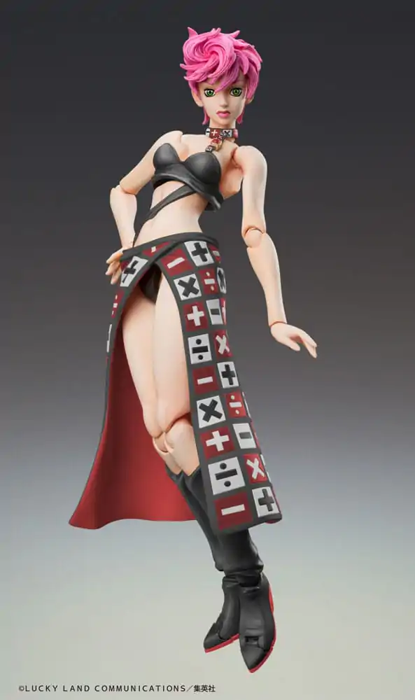 JoJo&#039;s Bizarre Adventure Part 5 Super Action akciófigura Chozokado Trish Una Black Ver. 15 cm termékfotó