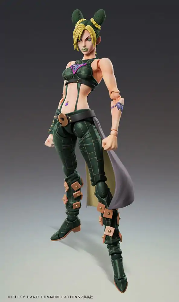 JoJo's Bizarre Adventure Part 6 Stone Ocean Super Action Chozokado Jolyne Cujoh Third akciófigura 15 cm termékfotó