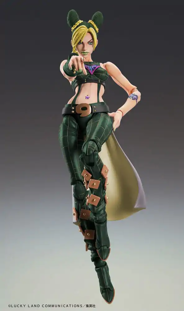 JoJo's Bizarre Adventure Part 6 Stone Ocean Super Action Chozokado Jolyne Cujoh Third akciófigura 15 cm termékfotó