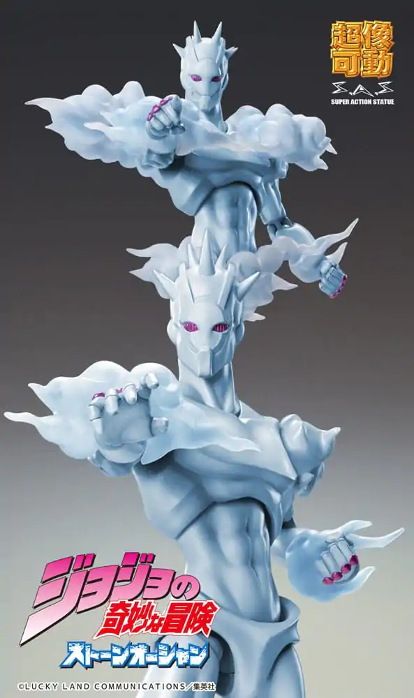 JoJo's Bizarre Adventure Part 6 Stone Ocean Super Action Chozokado W·R akciófigura 17 cm termékfotó