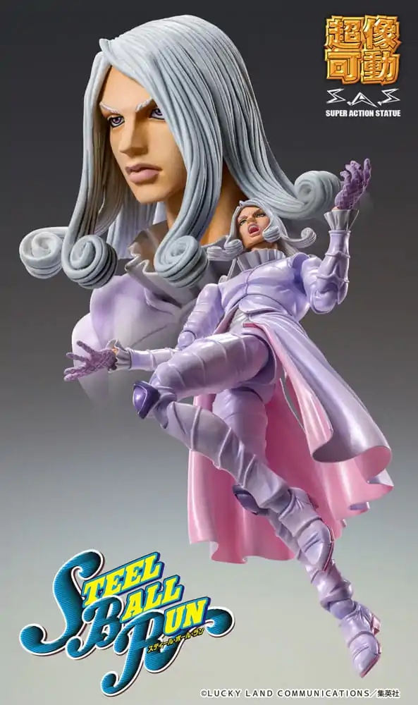 JoJo's Bizarre Adventure Part7 Steel Ball Run Super Action akciófigura Chozokado Funny Valentine Second 15 cm termékfotó