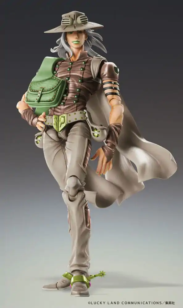 JoJo's Bizarre Adventure Part7 Steel Ball Run Super Action Chozokado Gyro Zeppeli Third akciófigura 16 cm termékfotó