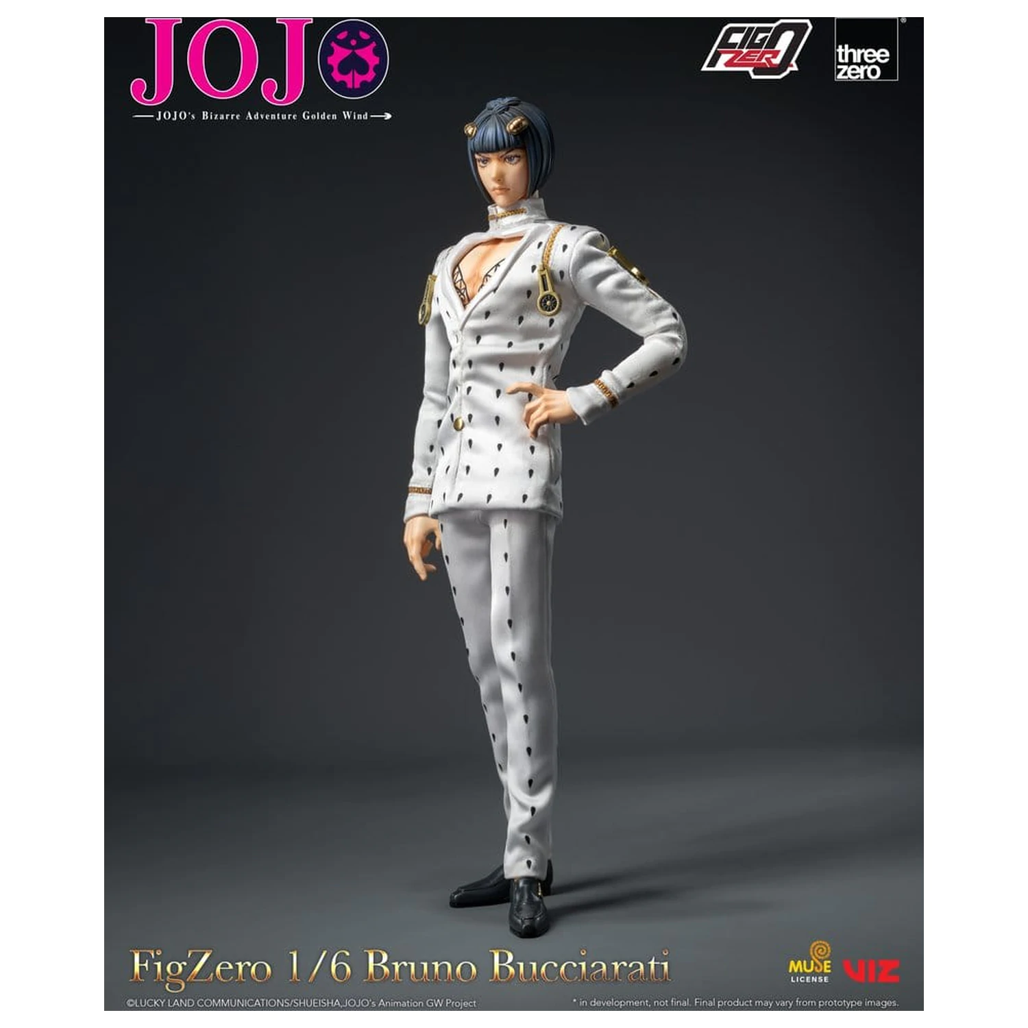 Jojo's Bizarre Adventure: Golden Wind FigZero akciófigura 1/6 Bruno Bucciarati 31 cm termékfotó