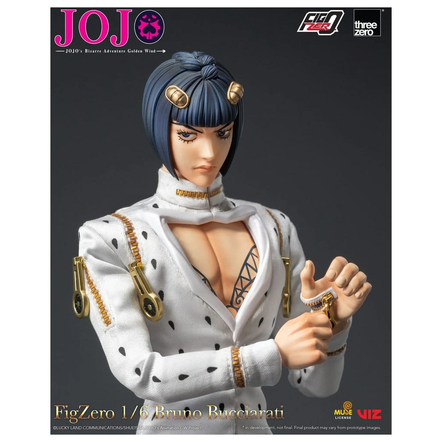 Jojo's Bizarre Adventure: Golden Wind FigZero akciófigura 1/6 Bruno Bucciarati 31 cm termékfotó