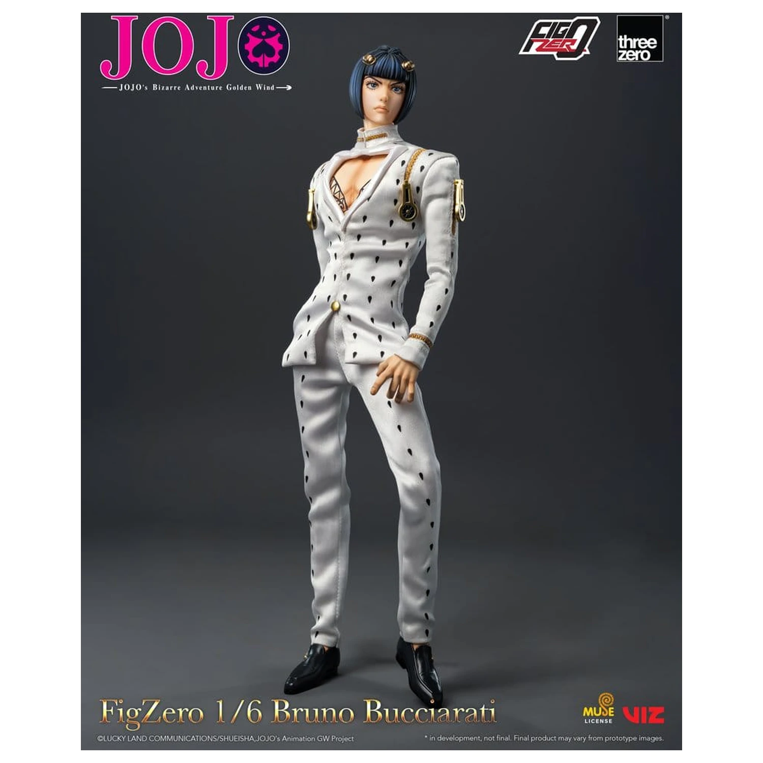 Jojo's Bizarre Adventure: Golden Wind FigZero akciófigura 1/6 Bruno Bucciarati 31 cm termékfotó