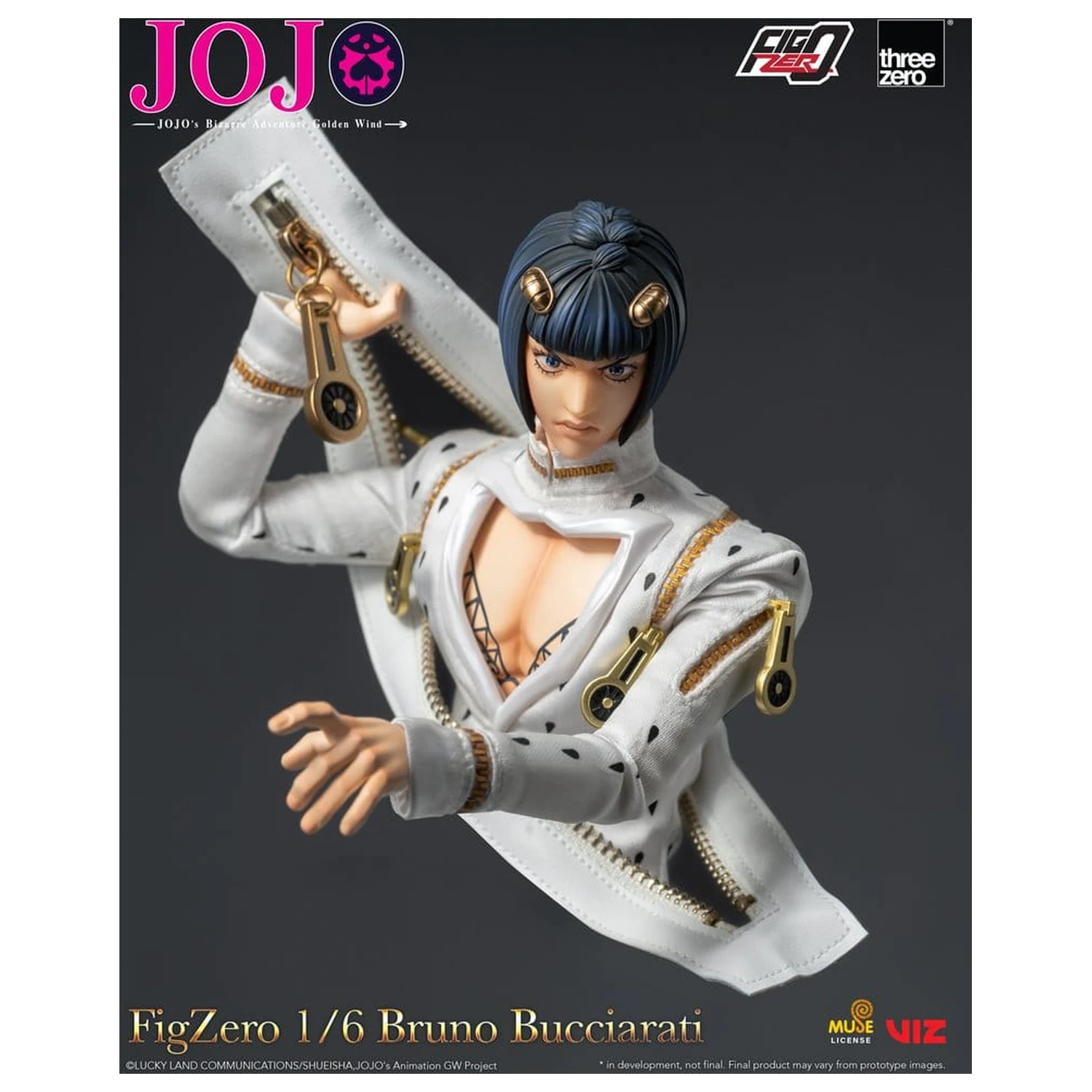 Jojo's Bizarre Adventure: Golden Wind FigZero akciófigura 1/6 Bruno Bucciarati 31 cm termékfotó