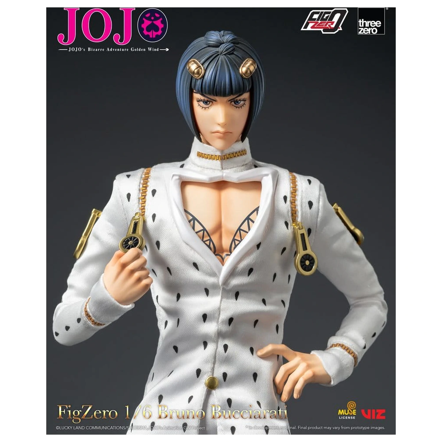 Jojo's Bizarre Adventure: Golden Wind FigZero akciófigura 1/6 Bruno Bucciarati 31 cm termékfotó