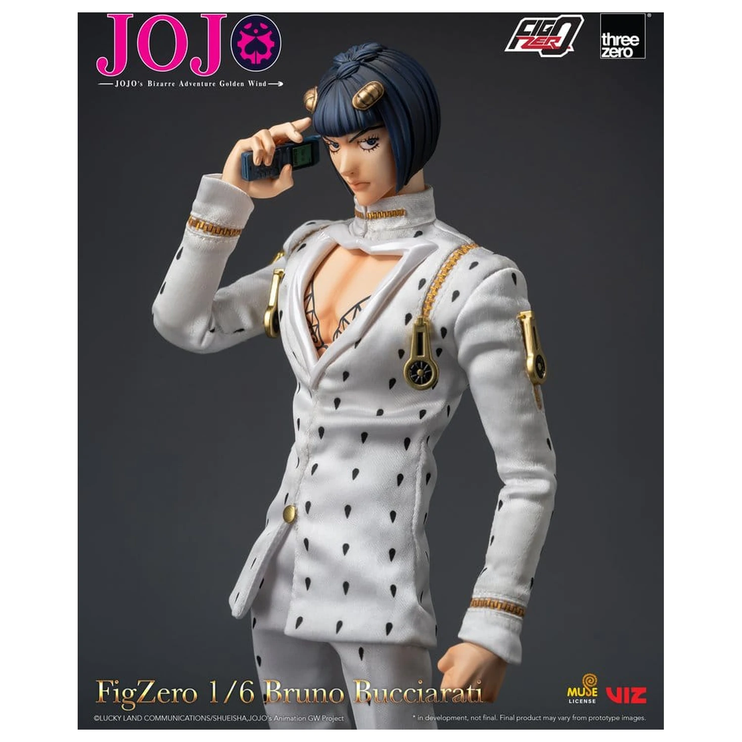 Jojo's Bizarre Adventure: Golden Wind FigZero akciófigura 1/6 Bruno Bucciarati 31 cm termékfotó