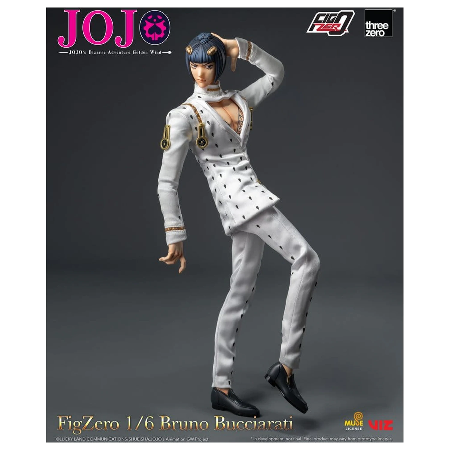 Jojo's Bizarre Adventure: Golden Wind FigZero akciófigura 1/6 Bruno Bucciarati 31 cm termékfotó