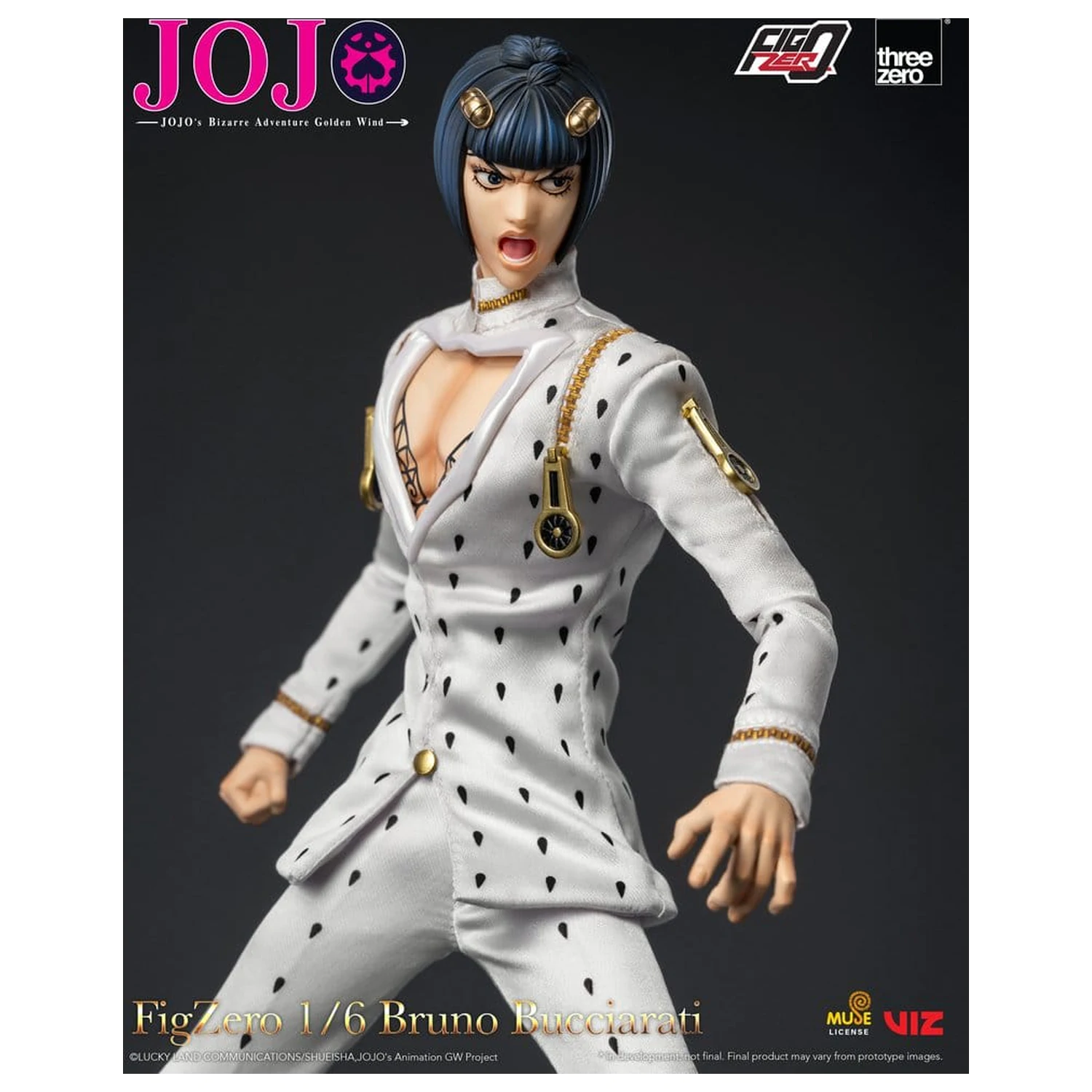 Jojo's Bizarre Adventure: Golden Wind FigZero akciófigura 1/6 Bruno Bucciarati 31 cm termékfotó