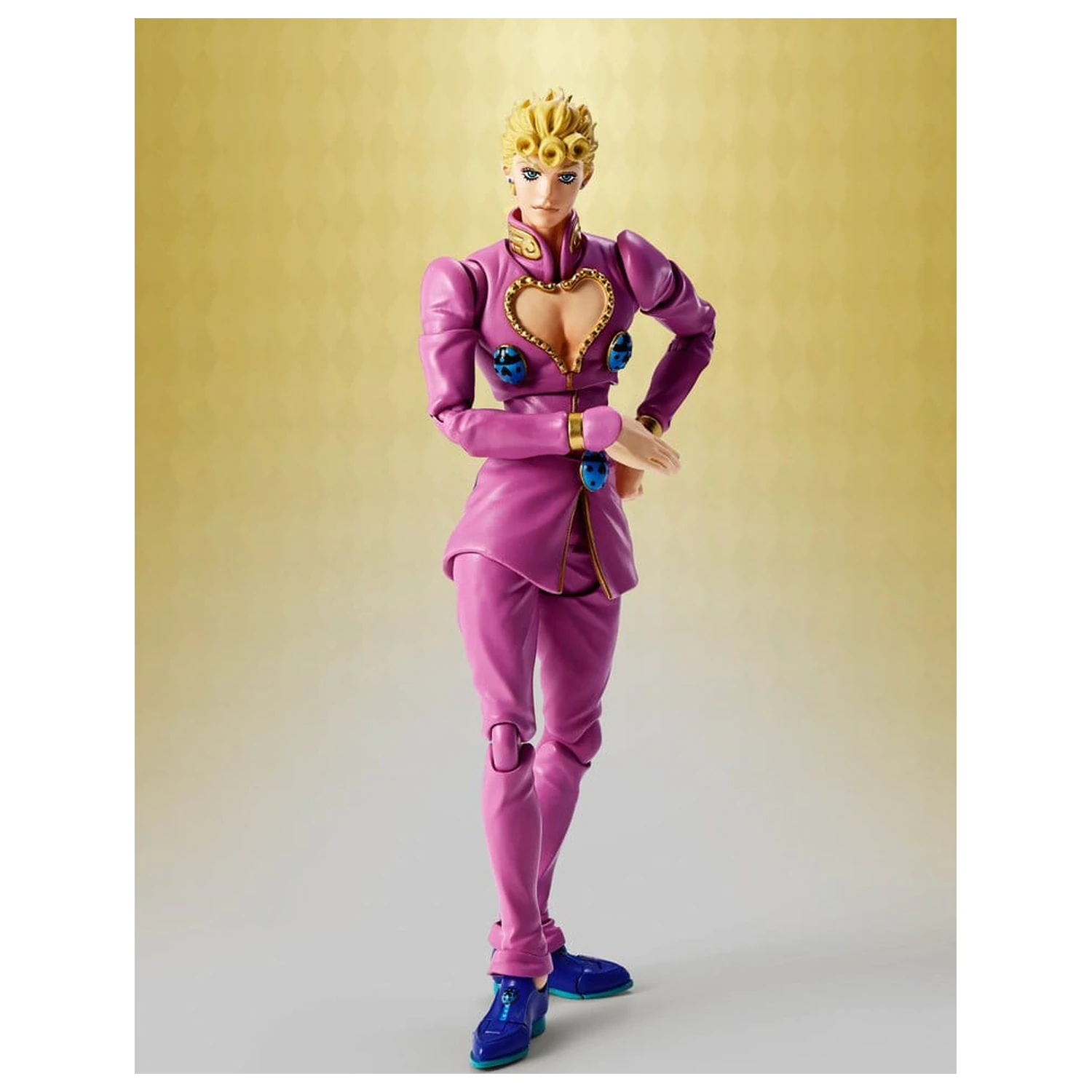 JoJo's Bizarre Adventure: Golden Wind S.H.Figuarts akciófigura Giorno Giovanna 16 cm termékfotó