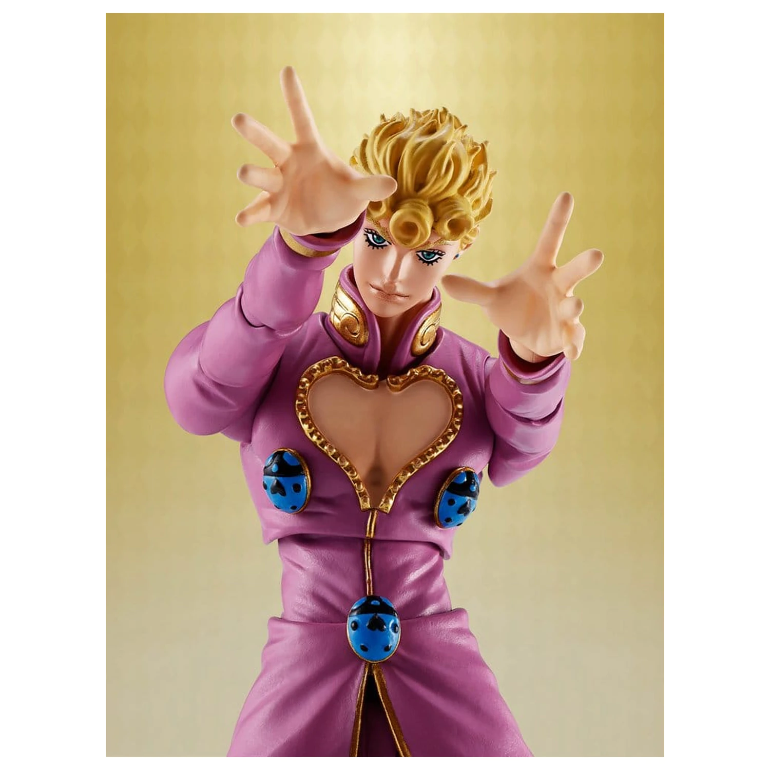 JoJo's Bizarre Adventure: Golden Wind S.H.Figuarts akciófigura Giorno Giovanna 16 cm termékfotó