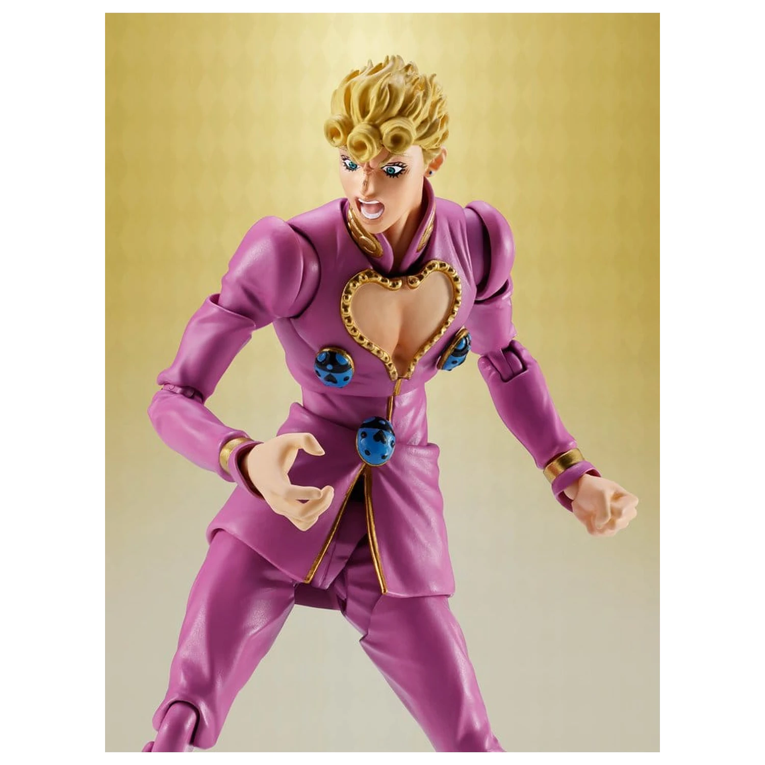 JoJo's Bizarre Adventure: Golden Wind S.H.Figuarts akciófigura Giorno Giovanna 16 cm termékfotó