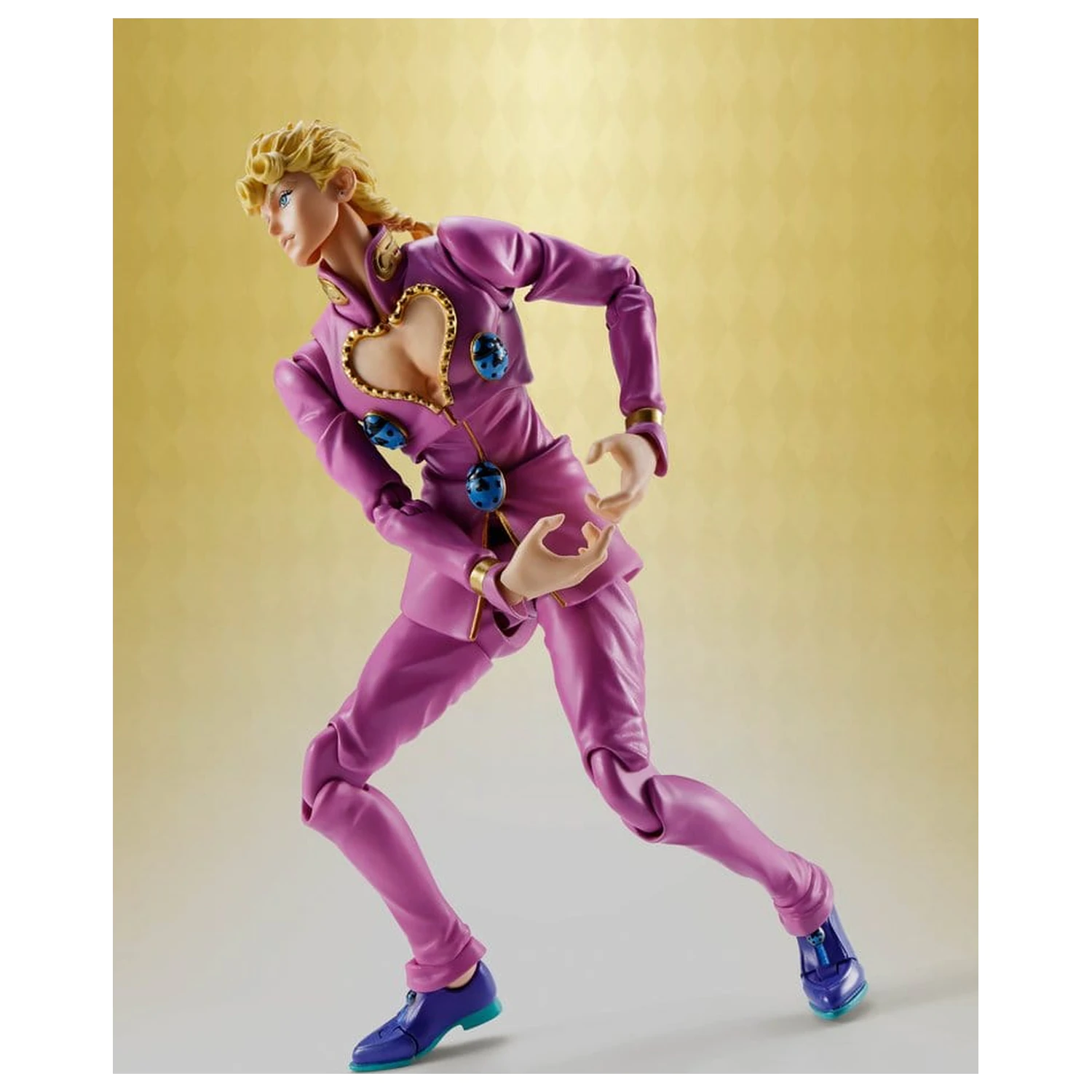 JoJo's Bizarre Adventure: Golden Wind S.H.Figuarts akciófigura Giorno Giovanna 16 cm termékfotó