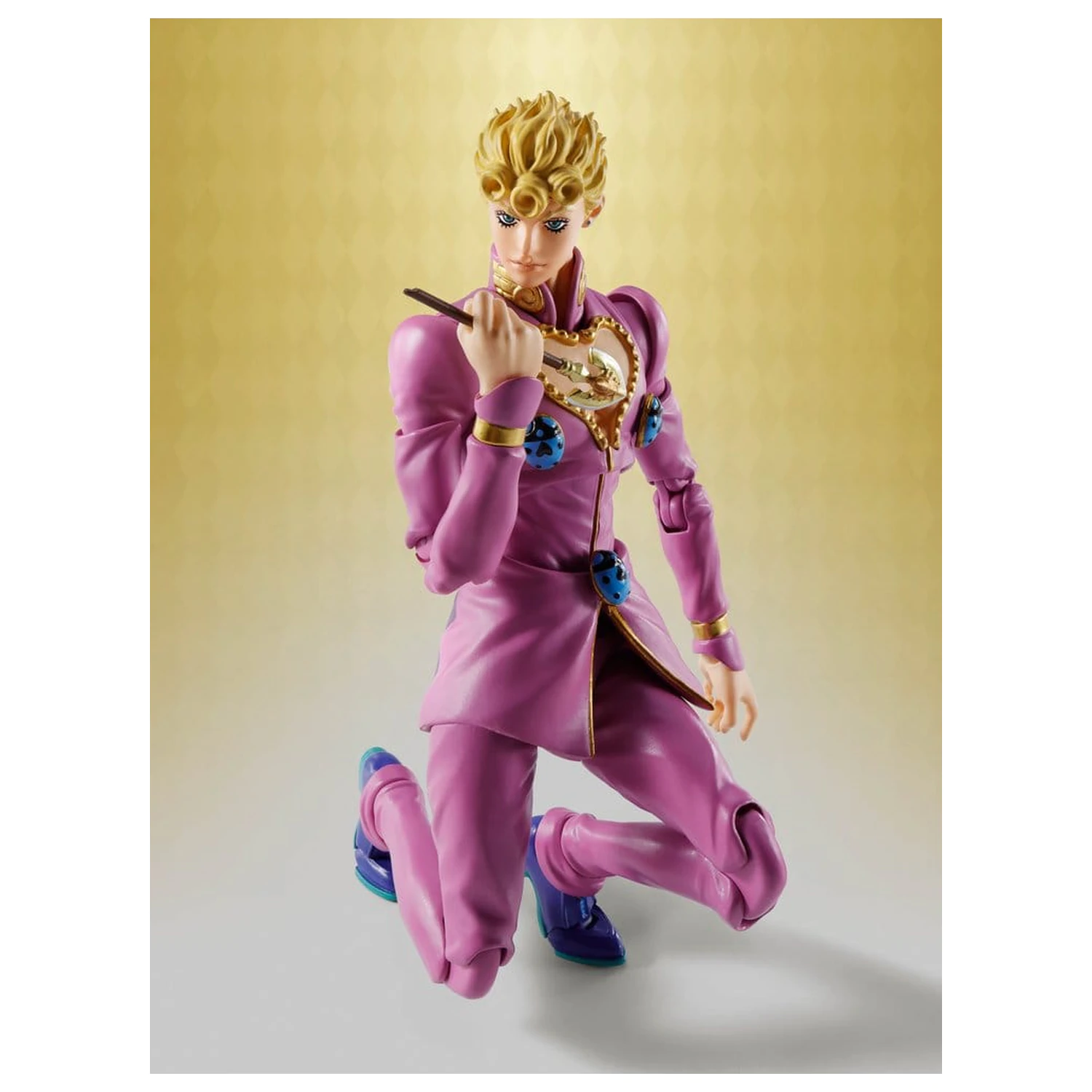 JoJo's Bizarre Adventure: Golden Wind S.H.Figuarts akciófigura Giorno Giovanna 16 cm termékfotó