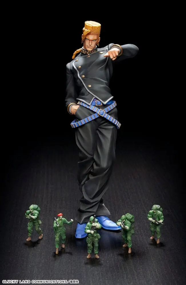 JoJo's Bizarre Adventure Part 4: Diamond is unbreakable Legend (Keicho Nijimura &amp; BAD COMPANY) (re-run) akciófigura 15 cm termékfotó