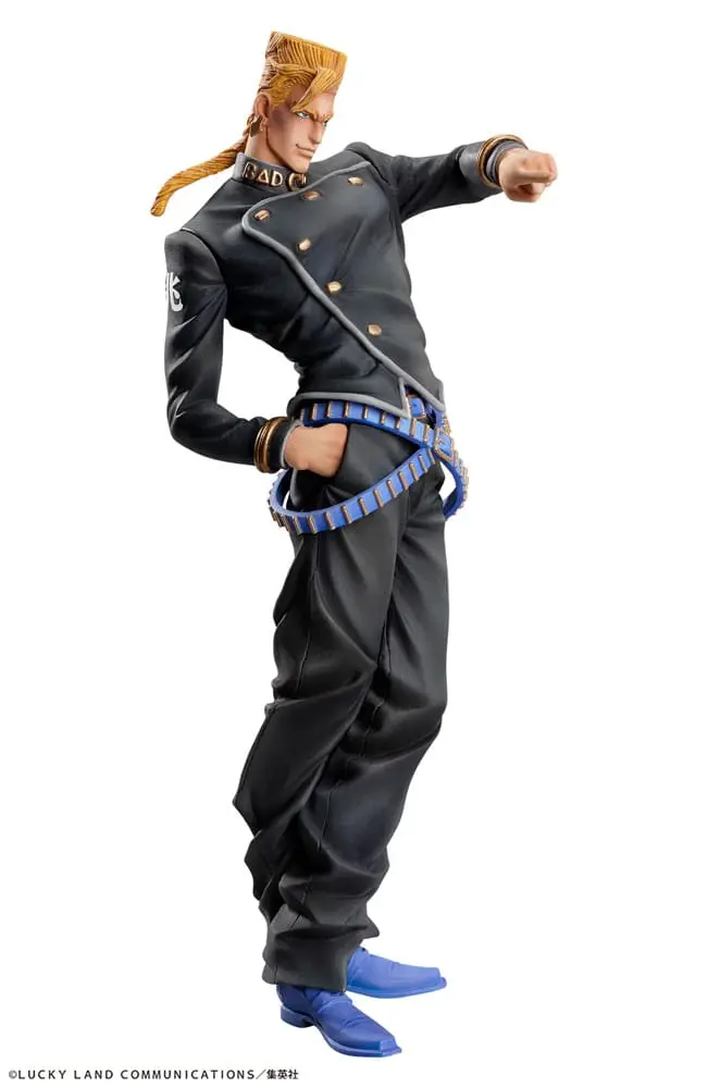 JoJo's Bizarre Adventure Part 4: Diamond is unbreakable Legend (Keicho Nijimura &amp; BAD COMPANY) (re-run) akciófigura 15 cm termékfotó