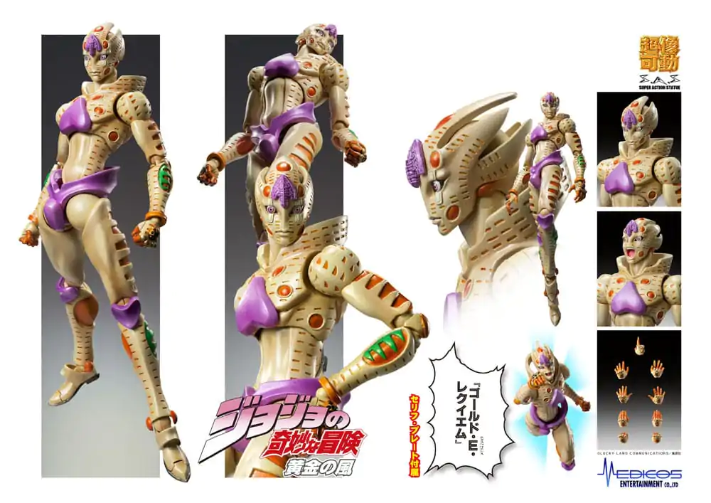 JoJo's Bizarre Adventure Part 5: Golden Wind Chozokado G·E·R akciófigura 16 cm termékfotó