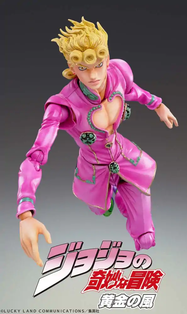 JoJo's Bizarre Adventure Part 5: Golden Wind Action Figure Chozokado Giorno Giovanna (3rd-run) 15 cm termékfotó