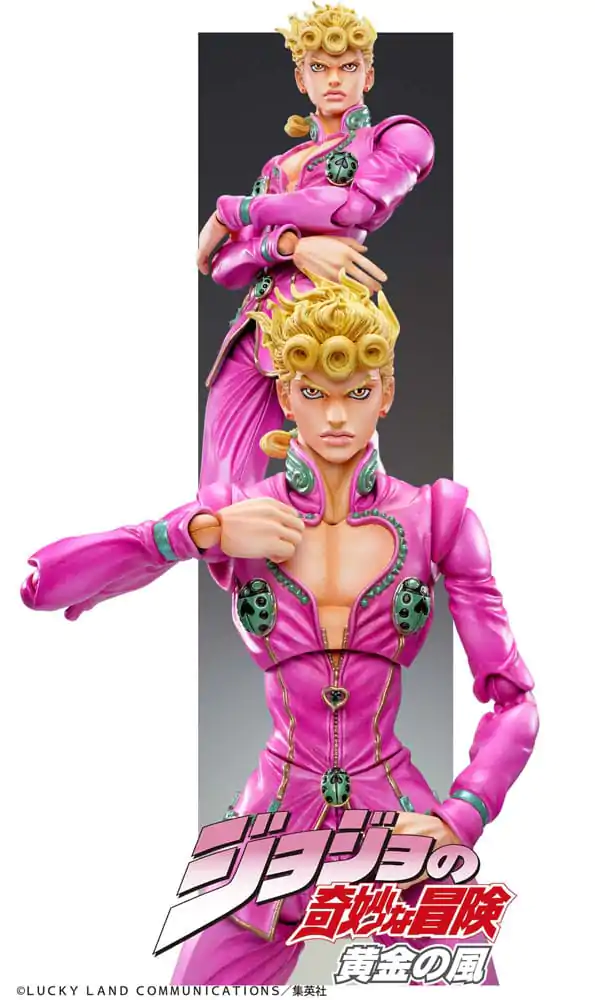 JoJo's Bizarre Adventure Part 5: Golden Wind Action Figure Chozokado Giorno Giovanna (3rd-run) 15 cm termékfotó