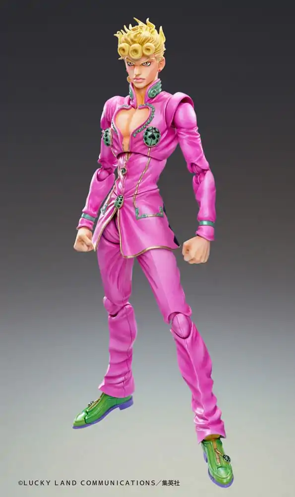 JoJo's Bizarre Adventure Part 5: Golden Wind Action Figure Chozokado Giorno Giovanna (3rd-run) 15 cm termékfotó