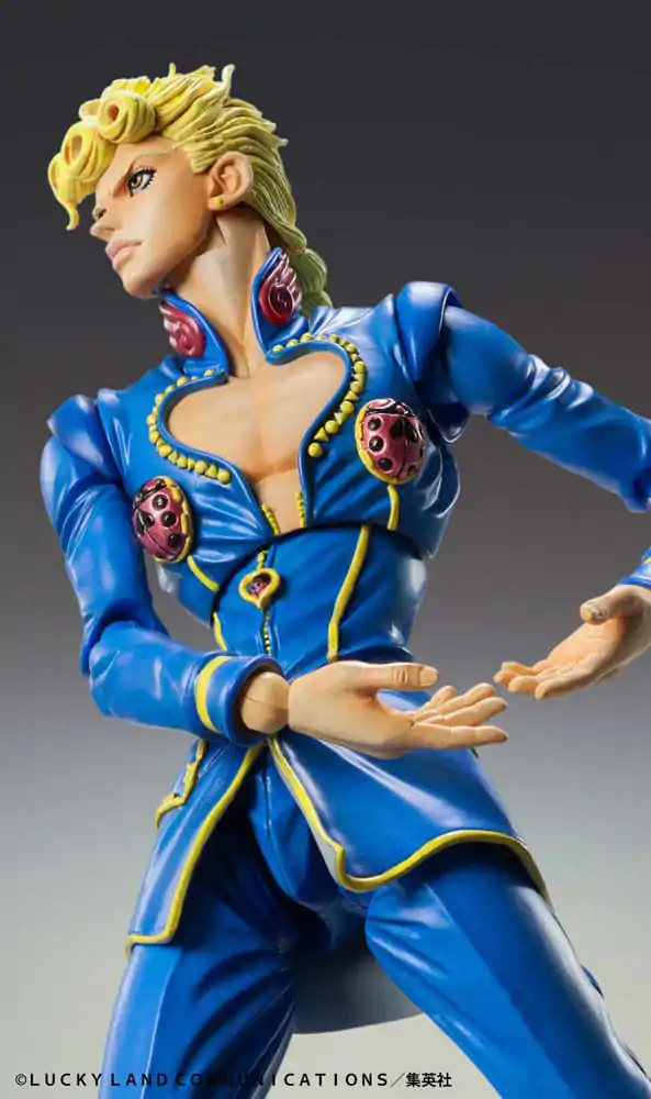JoJo's Bizarre Adventure Part 5: Golden Wind Chozokado Giorno Giovanna Second akciófigura 15 cm termékfotó