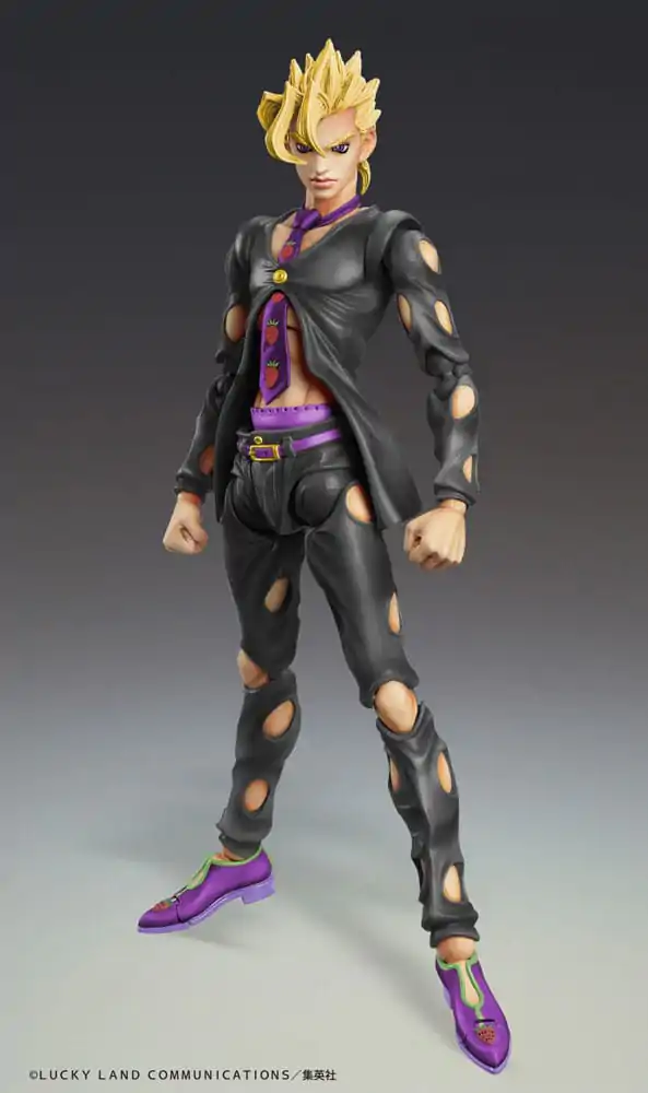 JoJo's Bizarre Adventure Part 5: Golden Wind Chozokado (Pannacotta Fugo Ver. Black) akciófigura 15 cm termékfotó