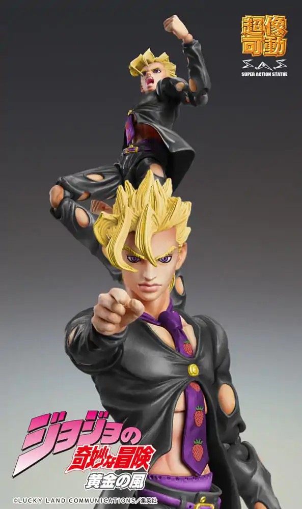 JoJo's Bizarre Adventure Part 5: Golden Wind Chozokado (Pannacotta Fugo Ver. Black) akciófigura 15 cm termékfotó