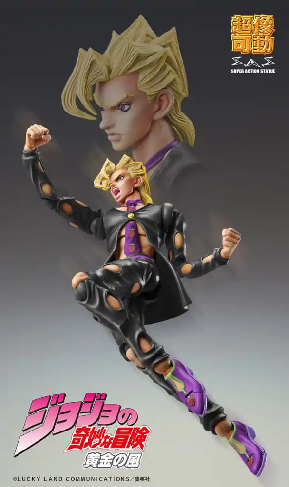 JoJo's Bizarre Adventure Part 5: Golden Wind Chozokado (Pannacotta Fugo Ver. Black) akciófigura 15 cm termékfotó