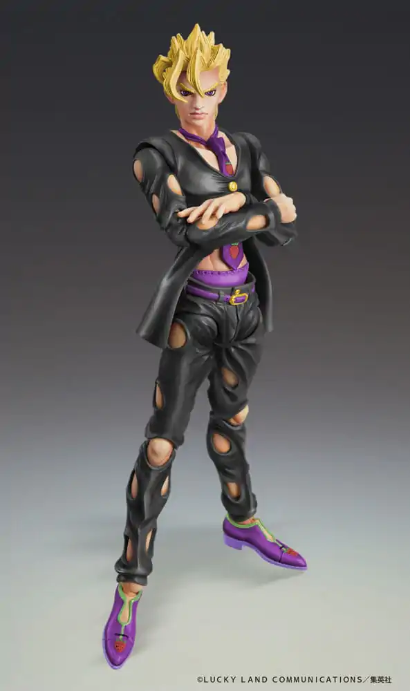 JoJo's Bizarre Adventure Part 5: Golden Wind Chozokado (Pannacotta Fugo Ver. Black) akciófigura 15 cm termékfotó