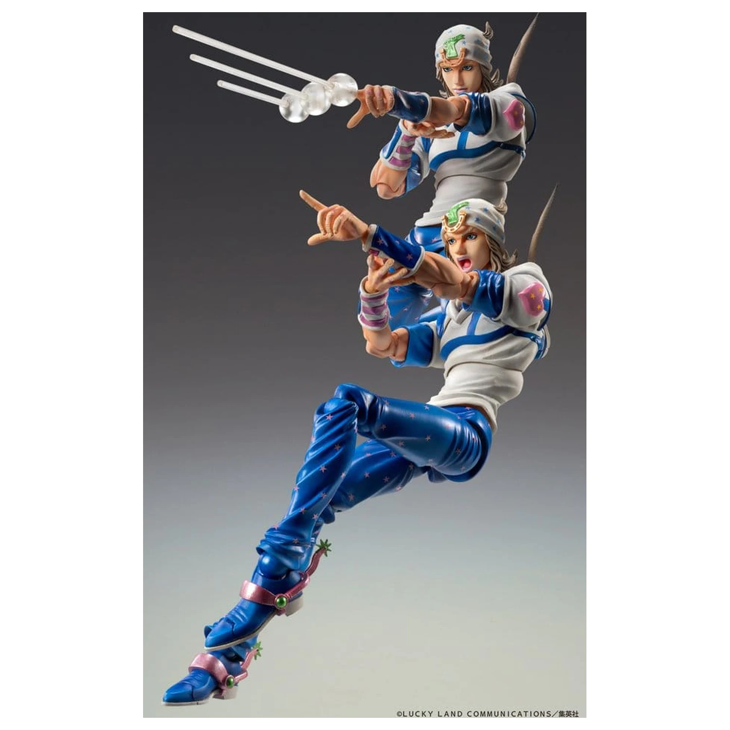 JoJo's Bizarre Adventure Part 7: Steel Ball Run Super Chozokado Action Johnny Joestar akciófigura 15 cm  termékfotó