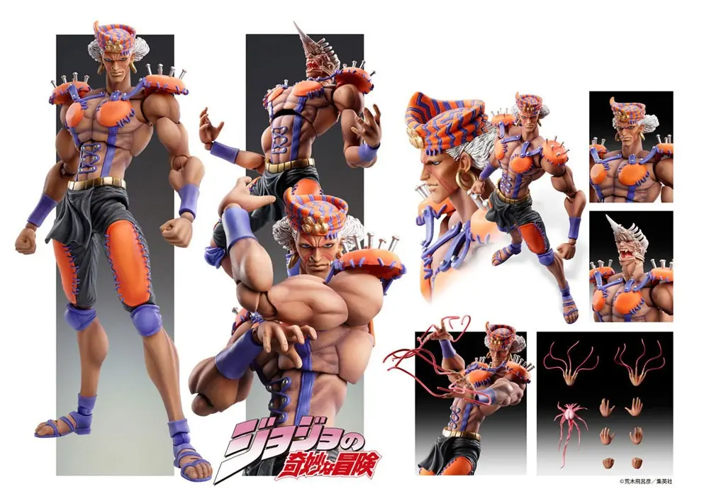 JoJo's Bizarre Adventure Part2 (BT) Super Action Chozo Kado (Esidisi) akciófigura 17 cm termékfotó