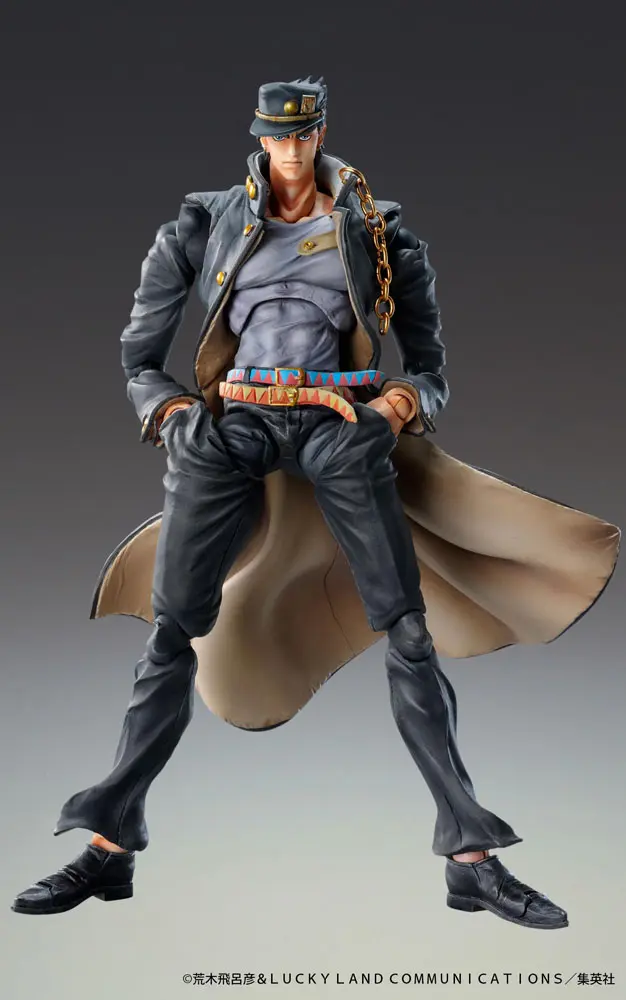 JoJo's Bizarre Adventure Part3 Stardust Crusaders Chozokado Jotaro Kujo Ver.1.5 (3rd-run) akciófigura 15 cm termékfotó