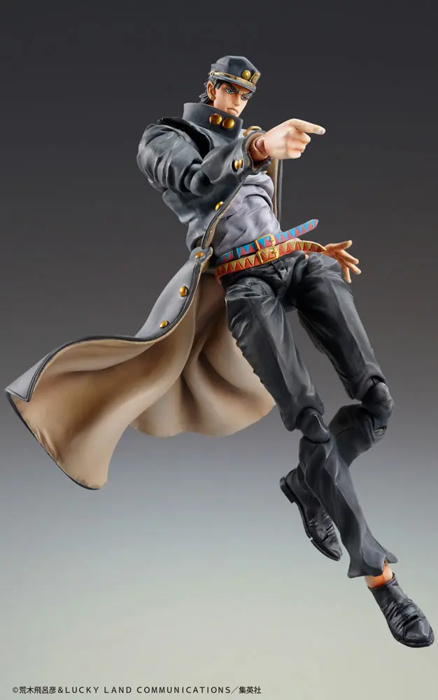 JoJo's Bizarre Adventure Part3 Stardust Crusaders Chozokado Jotaro Kujo Ver.1.5 (3rd-run) akciófigura 15 cm termékfotó